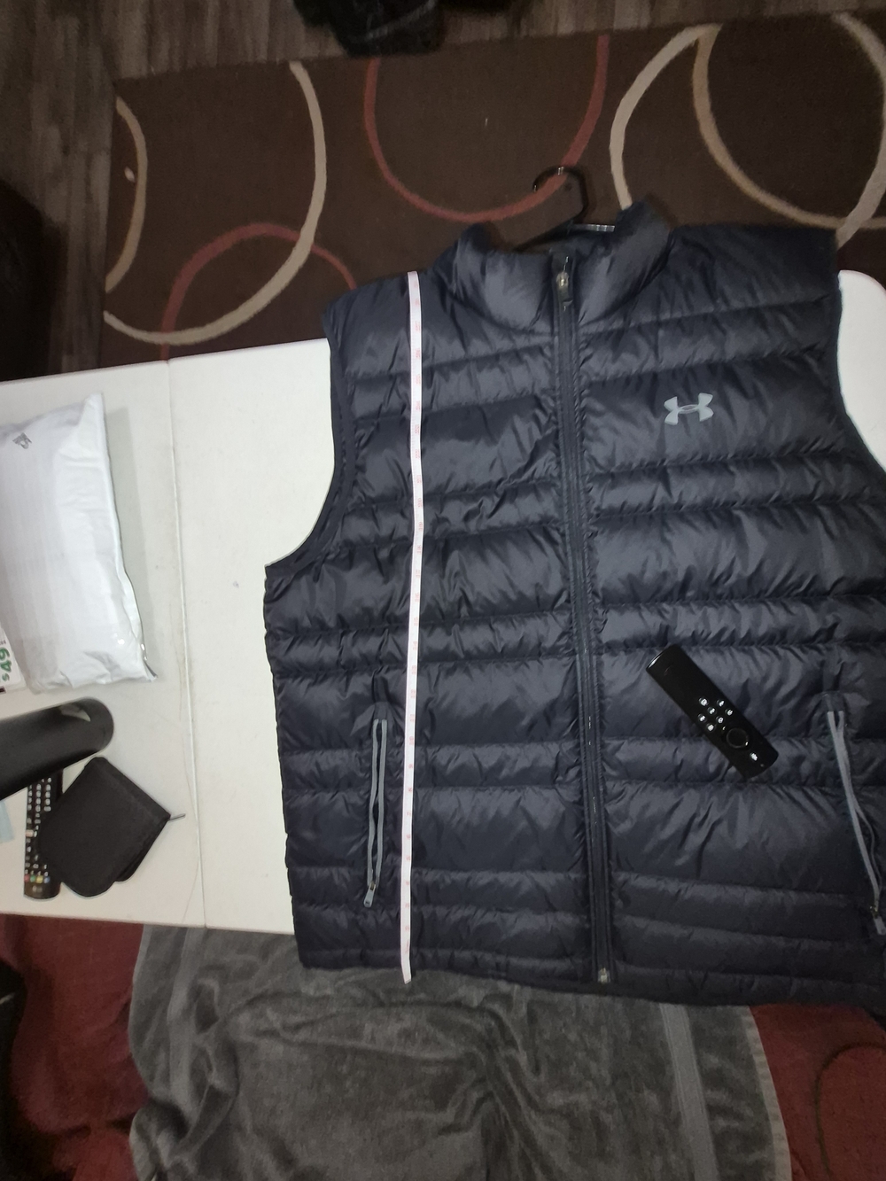 Under Armour Black Quilted Lightweight Puffer Vest 3XL preowned - Picture 5 of 8